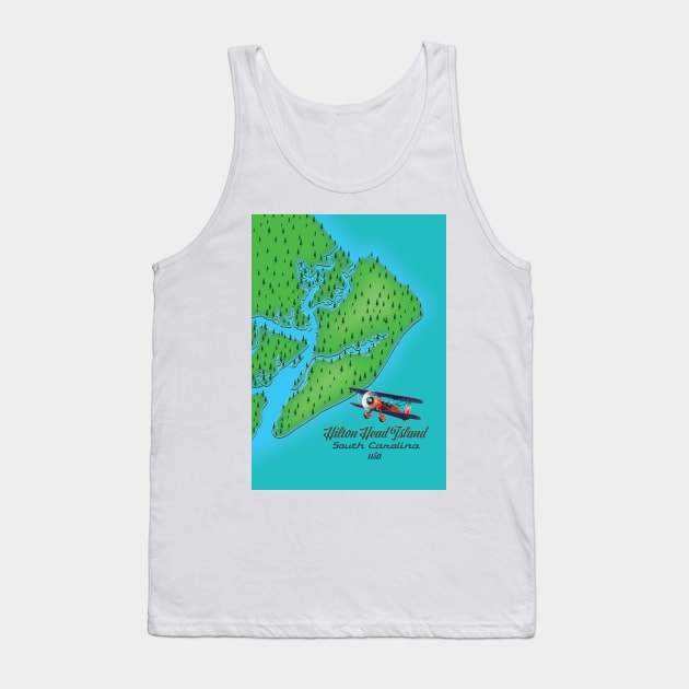 Hilton Head Island South Carolina Tank Top by nickemporium1